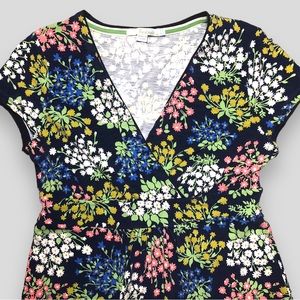 BODEN Women’s Floral Knit Dress - Size 8L - Short Sleeve